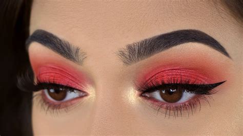 red eyeshadow tutorial|how to wear red eyeshadow.